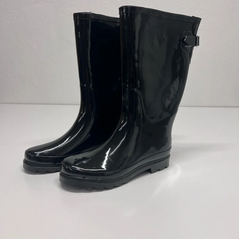 WOMEN’S Rubber Rain Boots - Landchief Size 6